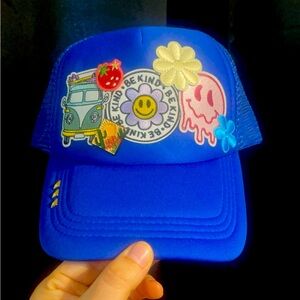 TikTok Trending Custom Trucker Hat NEW Royal Blue